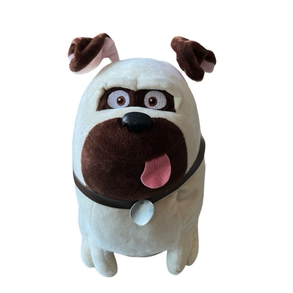 TY The Secret Life of Pets  MEL The Pug Plush Stuffed Animal Toy 10"